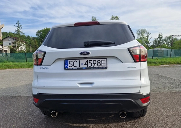 Ford Kuga cena 79500 przebieg: 51900, rok produkcji 2018 z Skoczów małe 172